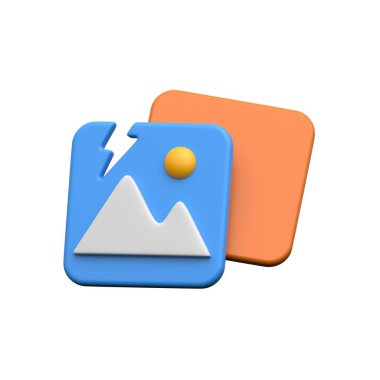 Resim yükleme hatası gösteren çatlaklı 3B resim simgesi