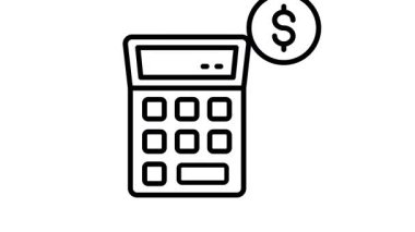 Para hesaplamasını gösteren bir taslak biçimi canlandırılmış simge