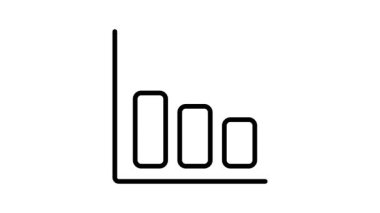 Finansal çöküşü tasvir eden bir taslak biçimi canlandırılmış simge