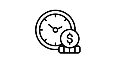 Zamanlanmış taksitleri gösteren bir özet biçimi canlandırılmış simgesi