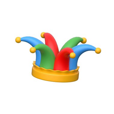 Şu üç boyutlu soytarı şapkasına bir bak.