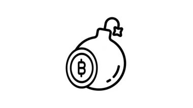 Bitcoin tehdit uyarısının modaya uygun bir simgesi