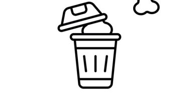 Modern tasarım tarzında bu muhteşem çöp bidonunu alın