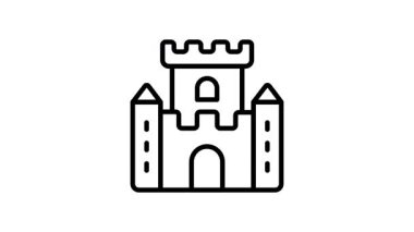 Kale tarihi yerleri ve turistik yerleri temsil ediyor..