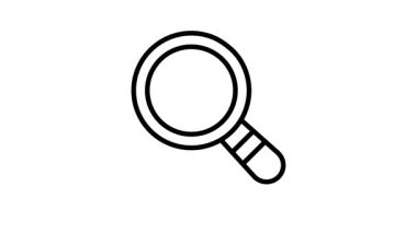 Bir konum işaretleyicisinin üzerindeki büyüteç, harita aramasını temsil ediyor.