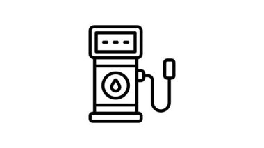 Benzin pompası yol gezilerini, benzin istasyonlarını ve araba yolculuklarını temsil ediyor..