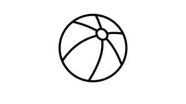 Modern tarzda plaj topunun şu inanılmaz animasyon ikonuna bir bakın.