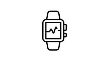 Sağlık takip cihazının bu inanılmaz ana hatlı canlandırma simgesini alın