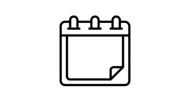 Doktor randevu takviminin canlandırılmış simgesini kullanmaya hazır