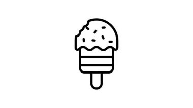 Ellerinizi bu buz çubuğuna koyun. Canlandırılmış simge.