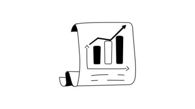 Analiz ve görselleştirme için veri tablosunu gösteren canlandırılmış simge