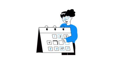 Bayram takviminin bu muhteşem animasyon resmini alın.