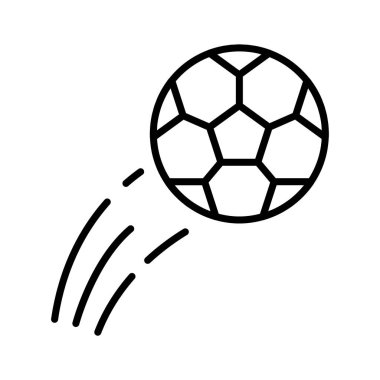 Okul sporlarını, takım çalışmalarını ve fiziksel aktiviteleri sembolize eden futbol ikonu