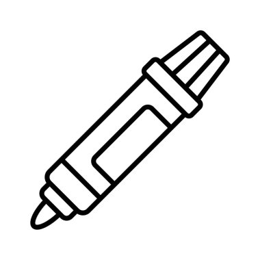 İşaretleyici, premium vektörünün bu şaşırtıcı ana çizgi simgesini indir