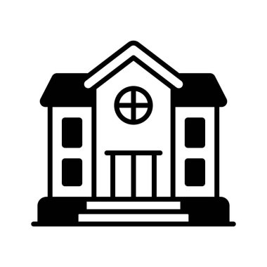 Moda okulu oluşturma sembolü, eğitim, kurum ve öğrenim merkezi