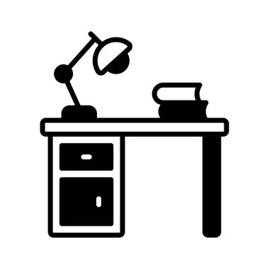 Çalışma masasının yaratıcılık harikası bir sembol.