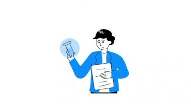 Kan testinin modaya uygun, yarım yamalak canlandırması