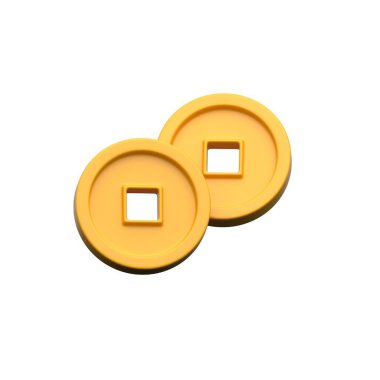 Bu 3 boyutlu Çin şanslı sikkelerini moda tarzında kapın