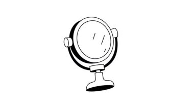 Gösterişli aynanın şu muhteşem animasyon ikonuna bir bakın.