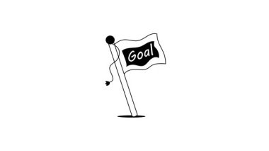 Maç sırasında tutuş ve el güvenliği için tasarlanmış koruyucu kaleci eldiven ikonu animasyonu