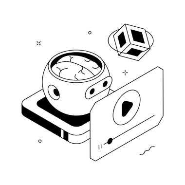 Isometric AI sanal gerçeklik arayüzü ve etkileşim sistemine güç verdi.