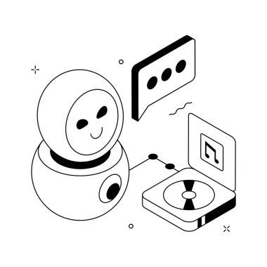 Akıllı dijital içeriği yöneten yaratıcı Isometric AI medya asistanı