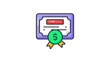 İşletme sertifikasının bu dikkatlice tasarlanmış simge animasyonunu, işletme dereceli vektör animasyonunu ele alın.