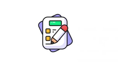 Beyaz arkaplanda izole edilmiş kalem konsept vektör canlandırma tasarımı gösteren kağıt