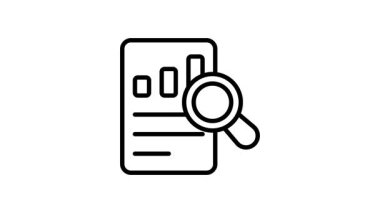 İşe alım sürecinin basit bir simgesi, iş ve işe alım uygulamaları için ideal.