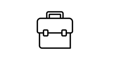 İşe alım sürecinin basit bir simgesi, iş ve işe alım uygulamaları için ideal.