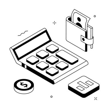 Finansal hesaplamaların izometrik gösterimine bir göz atın.