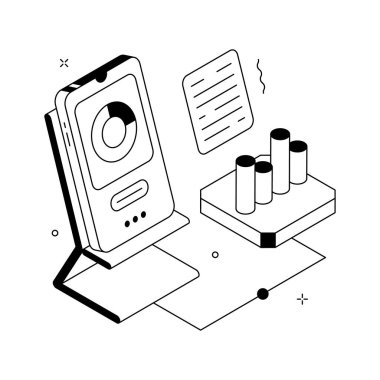 Kurumsal veri analizinin bu inanılmaz izometrik illüstrasyonuna bir bakın.