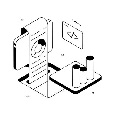 Web veri analizinin bu inanılmaz izometrik gösterimini kontrol et