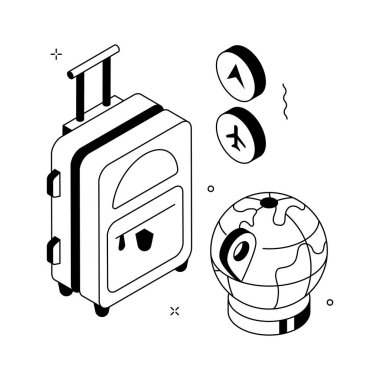 Seyahat planının şu inanılmaz izometrik illüstrasyonuna bir bakın.