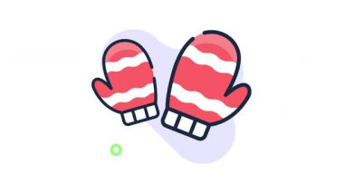 Modaya uygun düz çizgi hareketli eldivenler, soğuk hava için mükemmel..