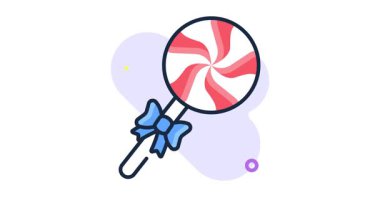 Zencefilli kurabiye adam modern tarzda düz ana hatlı vektör tasarımı