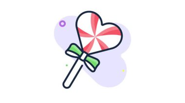 Kayan yıldızın mükemmel düz dış hat biçimi simgesi, vektör kullanmaya hazır