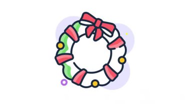 Renkli patlamalarla olayları kutlayan neşeli roketin canlandırılmış simgesi