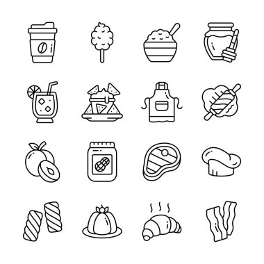 Şu inanılmaz yemek ve yemek pişirme ikonlarına bir bakın.