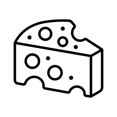 Peynirli süt ürünlerinin kişiselleştirilebilir bir simgesi