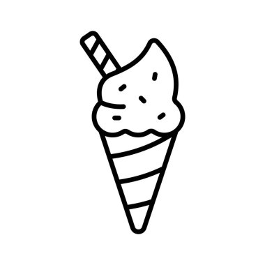 Dondurma külahının görsel çekicilik simgesi