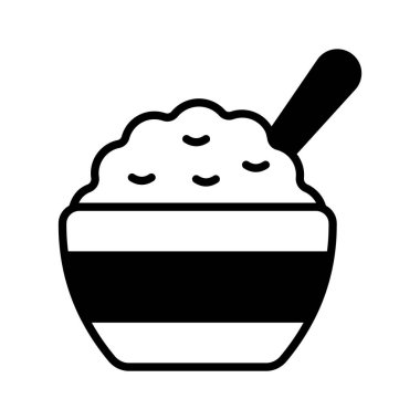 Mısır gevreği kasesi kahvaltısının simgesine bak.