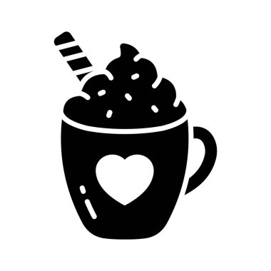 Ellerinizi Sevgililer Günü kahvesinin bu yaratıcı sembolüne koyun.