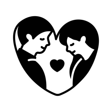 Sevgililer Günü aşkını kutlayan romantik çiftin büyüleyici bir sembolü.