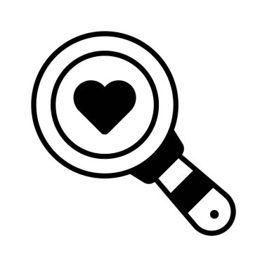 Aşkı bulma kavramını gösteren modaya uygun bir sembol