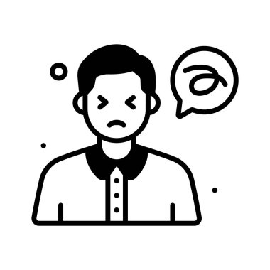 Şu modern depresyon, akıl sağlığı, duygusal sıkıntı sembolüne bakın.