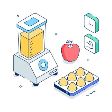 Modern stilde fitness beslenme izometrik gösterimi için protein karışımı