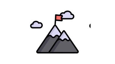 İş hayatımızın dönüm noktasını gösteren en son düz çizgi simgemizi alın.