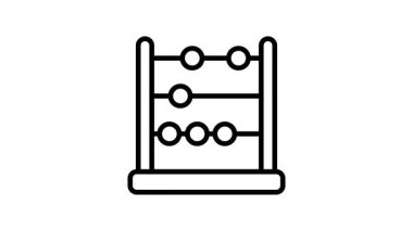 Boncukların kaydırıldığı, hesaplama için, hesaplama vektörü olarak kullanılacağı sıralı kablo veya oyuklara sahip dikdörtgen bir çerçeve.
