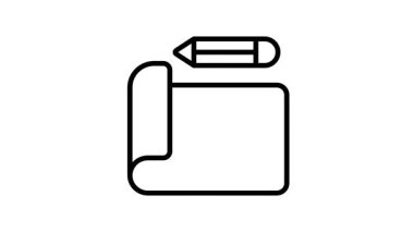 Şu yaratıcılıkla hazırlanmış ev planının animasyon ikonuna bir bakın.